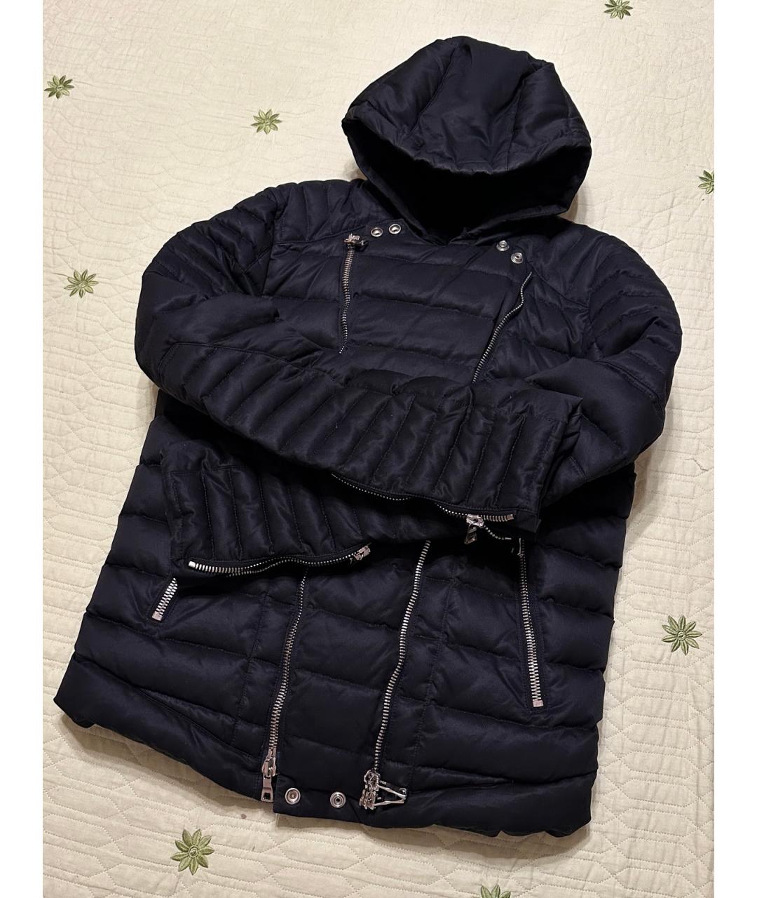 BALMAIN Черный хлопковый пуховик, фото 4