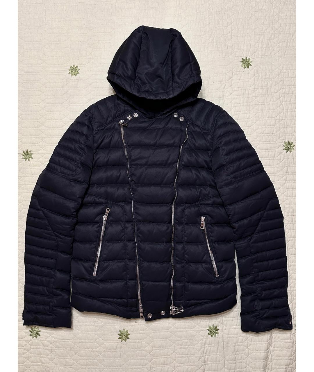 BALMAIN Черный хлопковый пуховик, фото 2