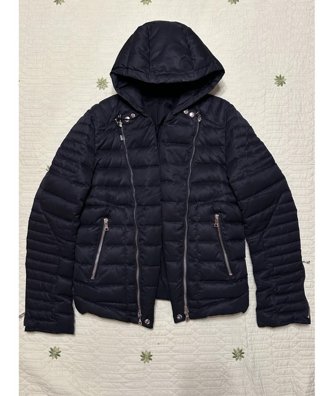 BALMAIN Черный хлопковый пуховик, фото 6