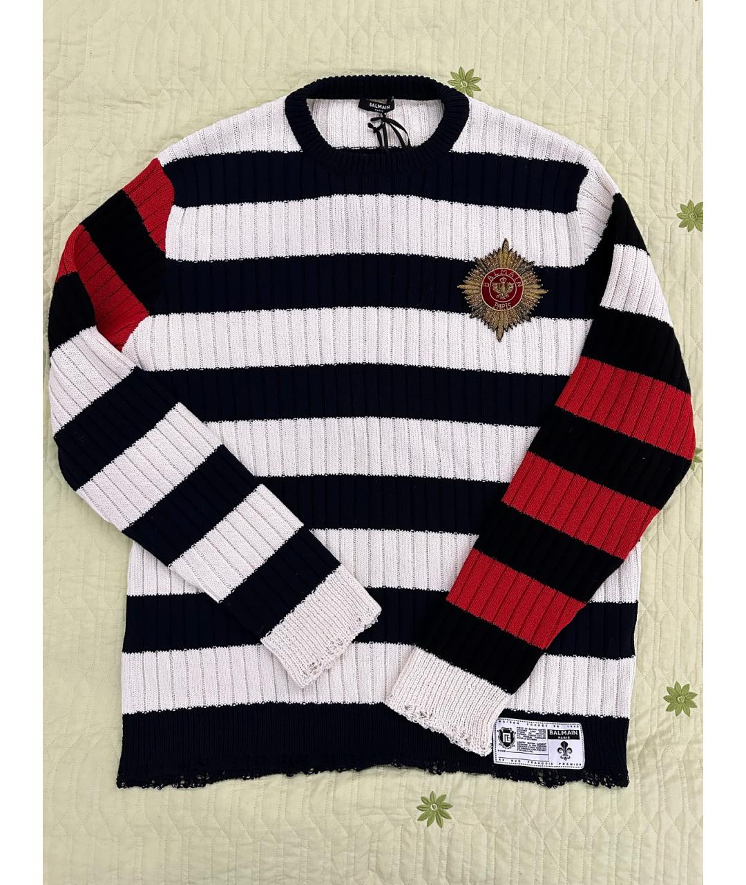 BALMAIN Мульти шерстяной джемпер / свитер, фото 10