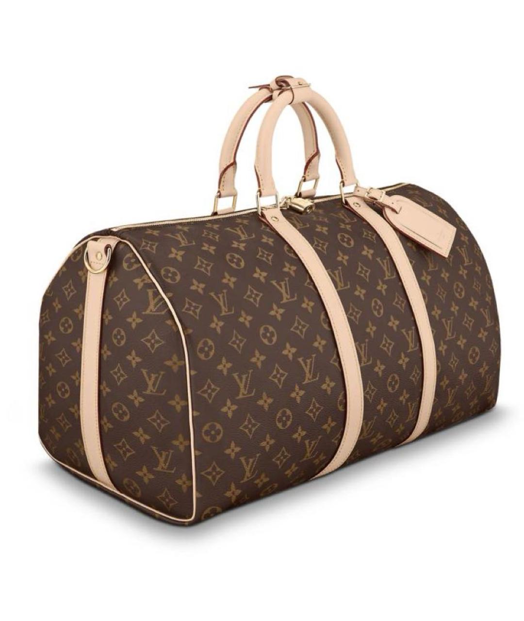 LOUIS VUITTON Коричневая дорожная/спортивная сумка, фото 3