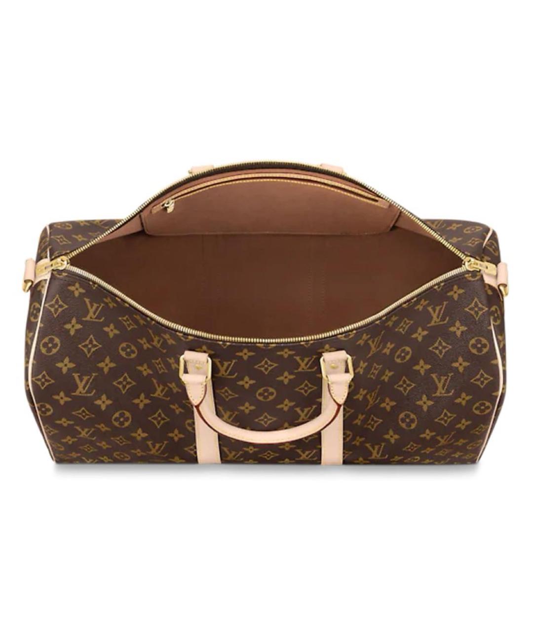 LOUIS VUITTON Коричневая дорожная/спортивная сумка, фото 4