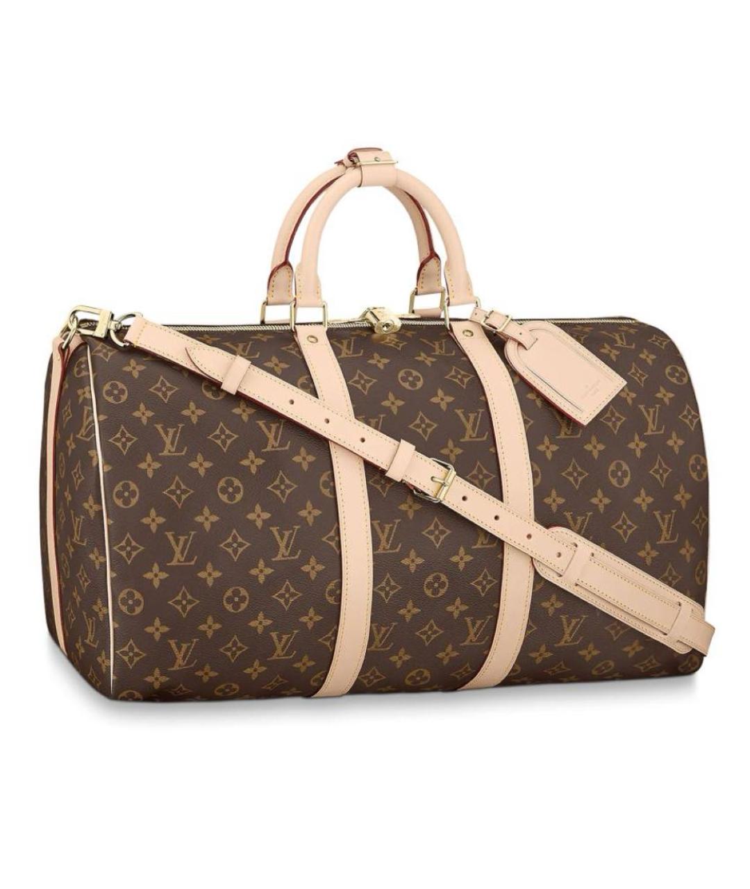 LOUIS VUITTON Коричневая дорожная/спортивная сумка, фото 2