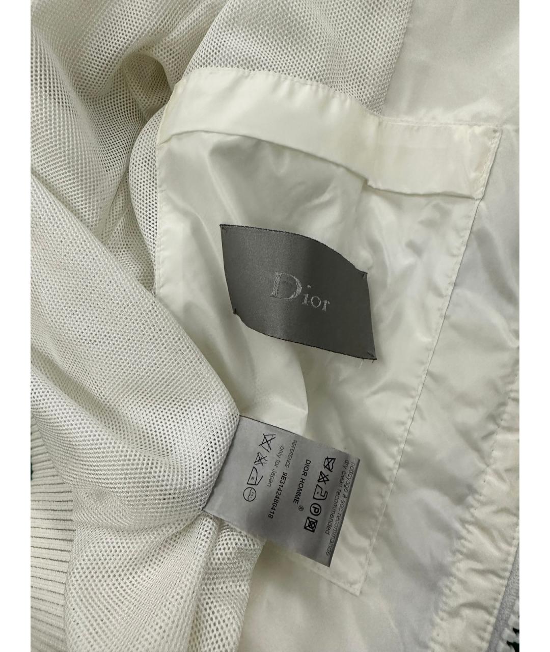 DIOR HOMME Белая полиамидовая куртка, фото 9
