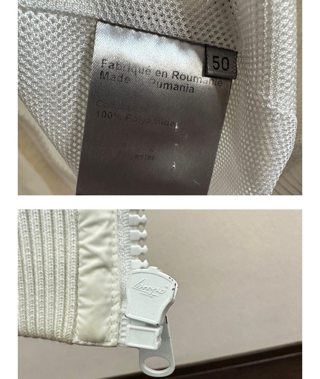 DIOR HOMME Белая полиамидовая куртка, фото 8