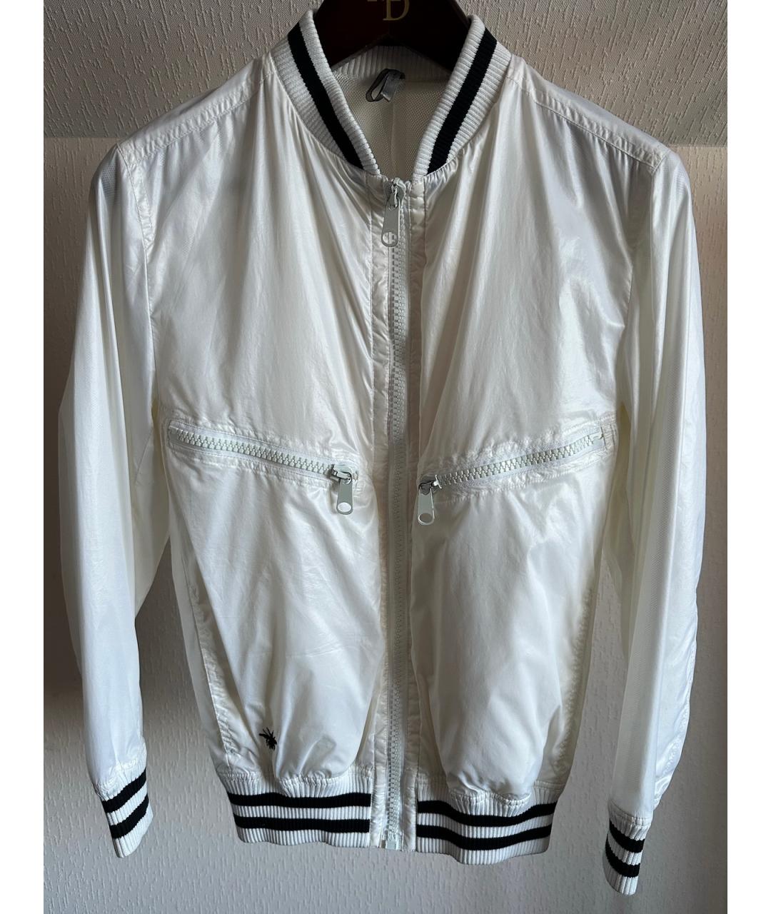 DIOR HOMME Белая полиамидовая куртка, фото 10