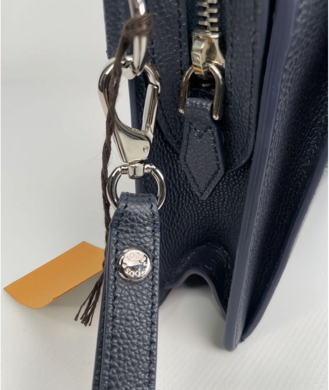 TOD'S Темно-синяя барсетка, фото 8