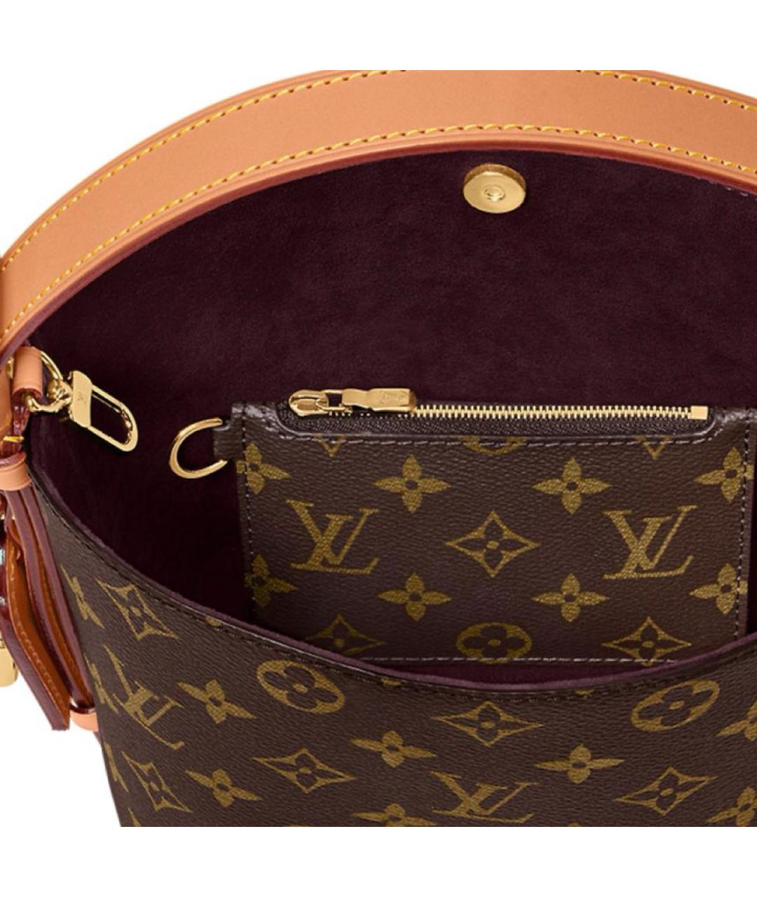 LOUIS VUITTON Коричневая сумка через плечо, фото 7