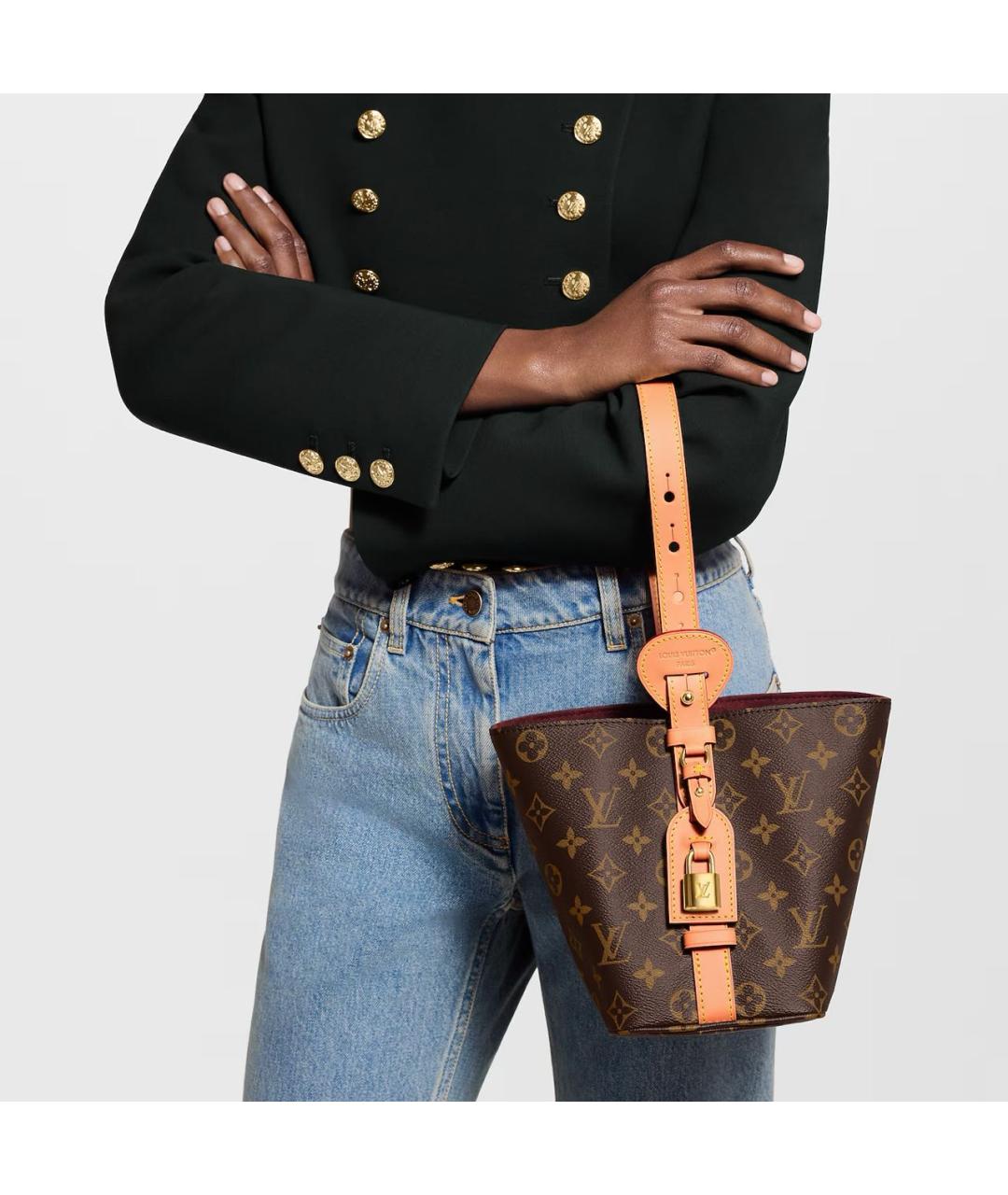 LOUIS VUITTON Коричневая сумка через плечо, фото 2