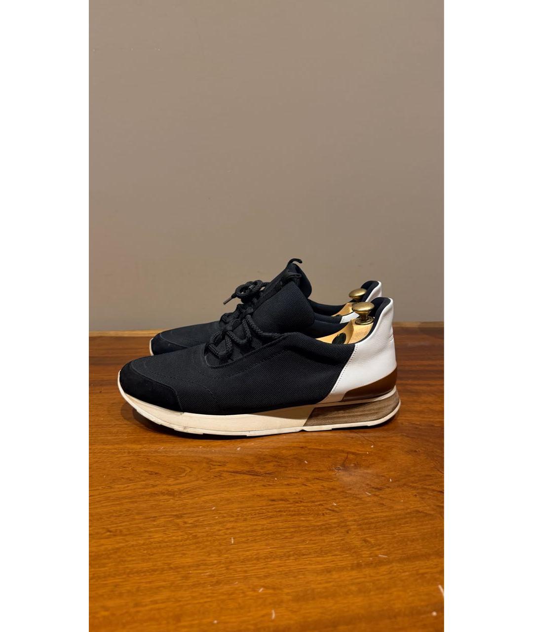 HERMES Темно-синие низкие кроссовки / кеды, фото 5