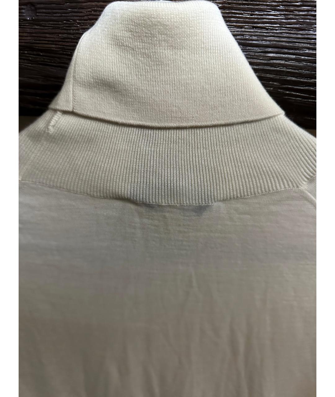 DOLCE&GABBANA Белая кашемировая водолазка, фото 4