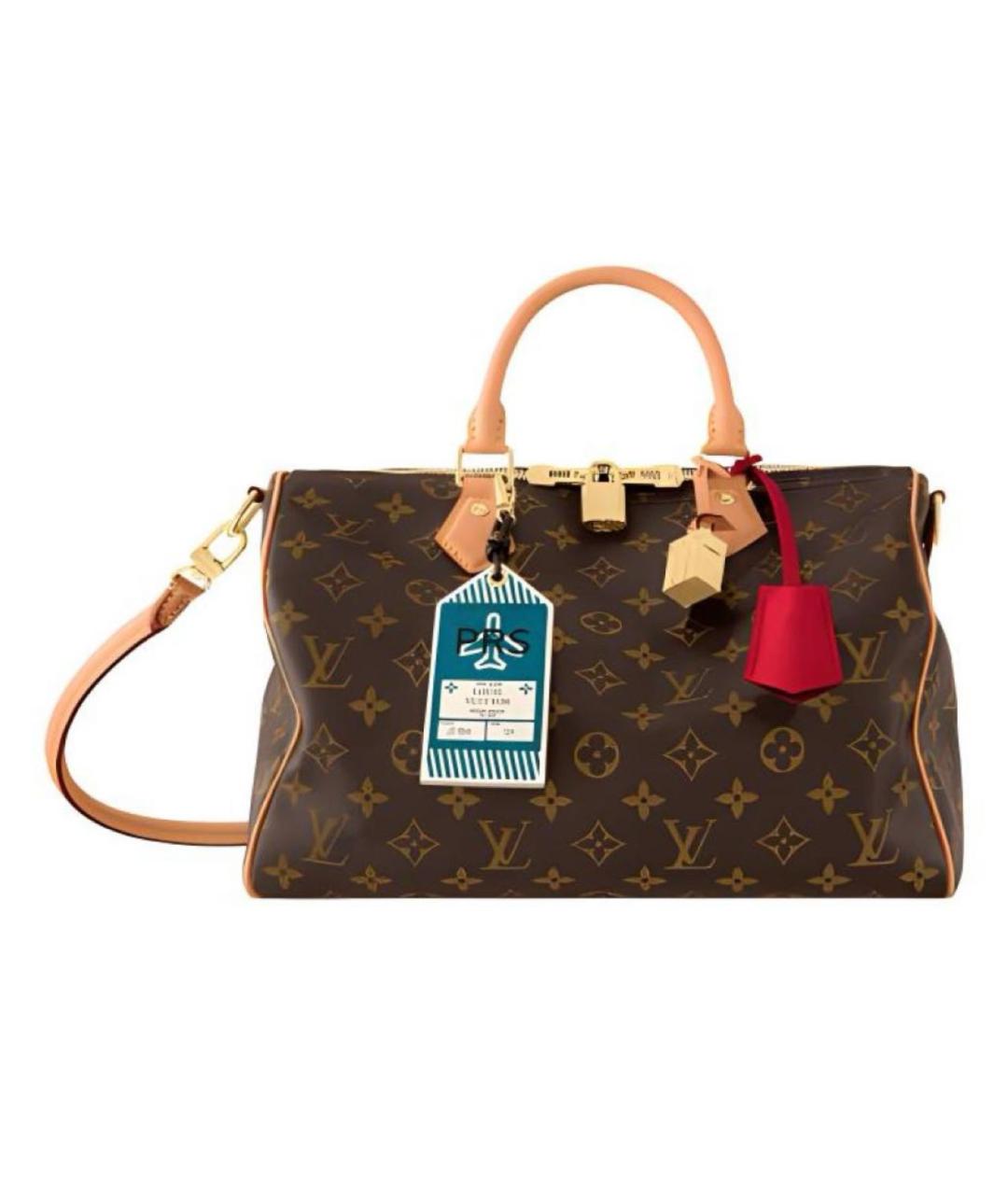 LOUIS VUITTON Коричневая сумка тоут, фото 1