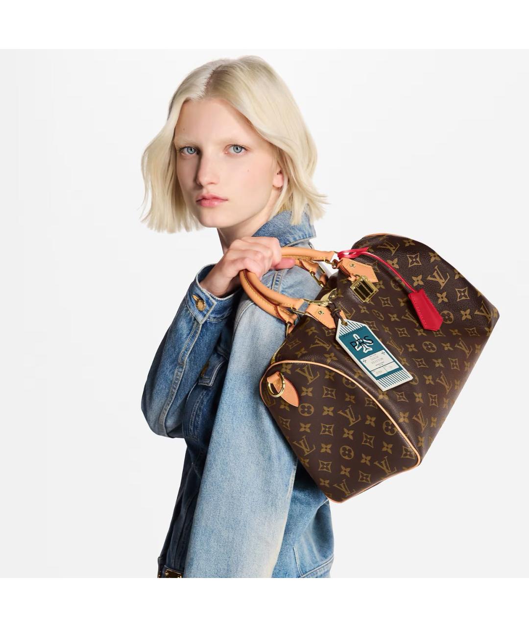 LOUIS VUITTON Коричневая сумка тоут, фото 3