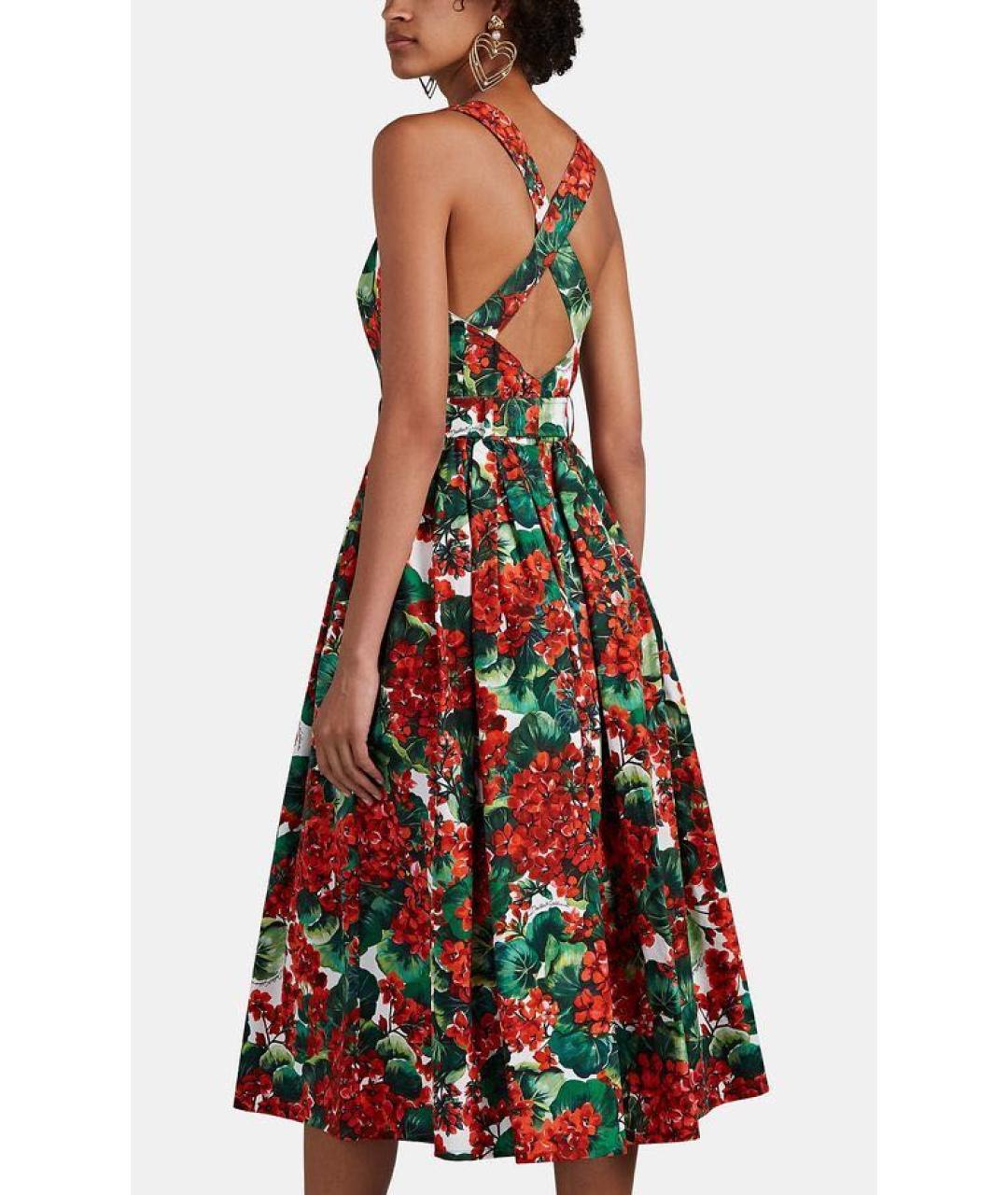 DOLCE&GABBANA Мульти хлопковый сарафан, фото 6