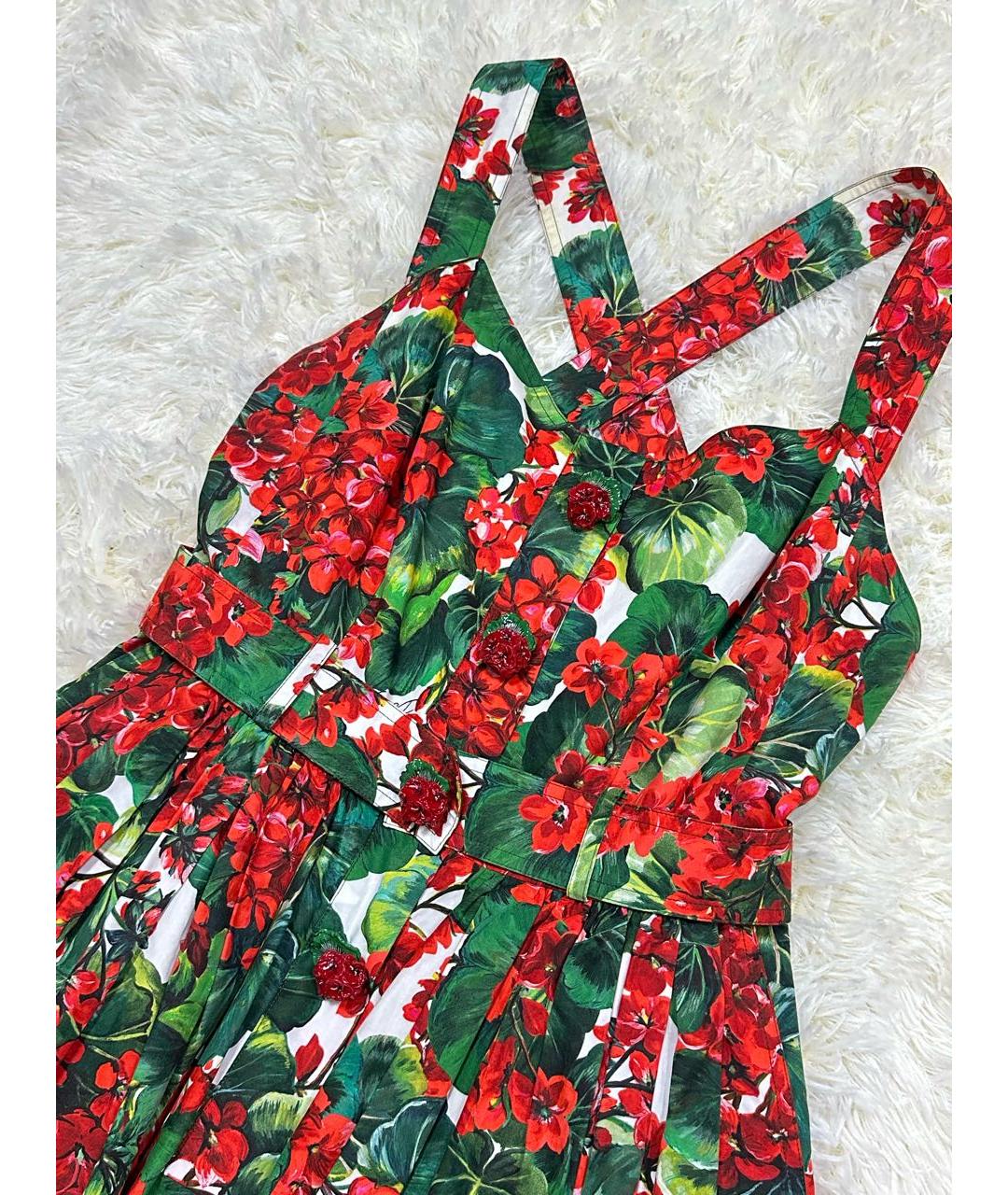 DOLCE&GABBANA Мульти хлопковый сарафан, фото 2