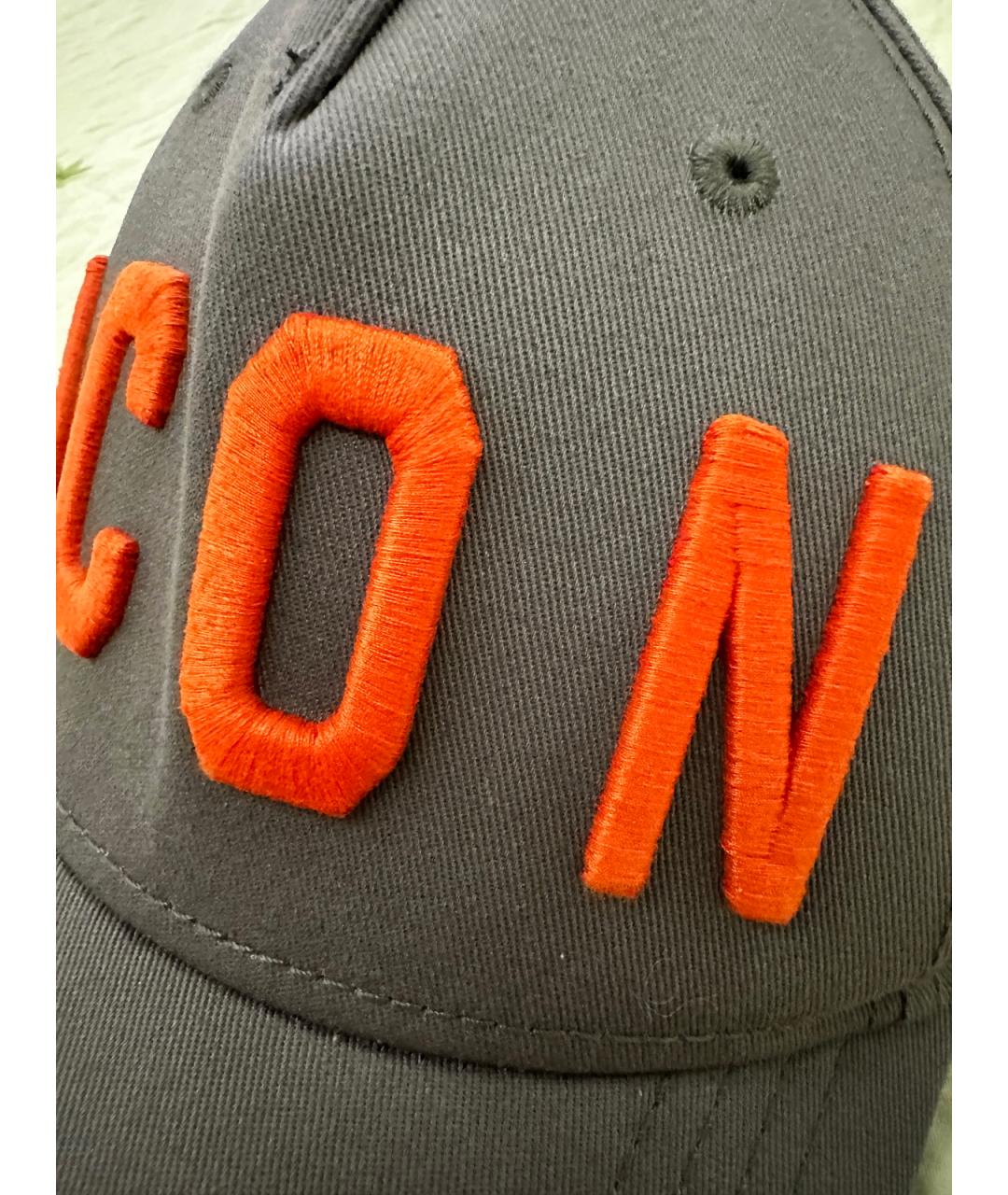 DSQUARED2 Хаки хлопковая кепка/бейсболка, фото 4