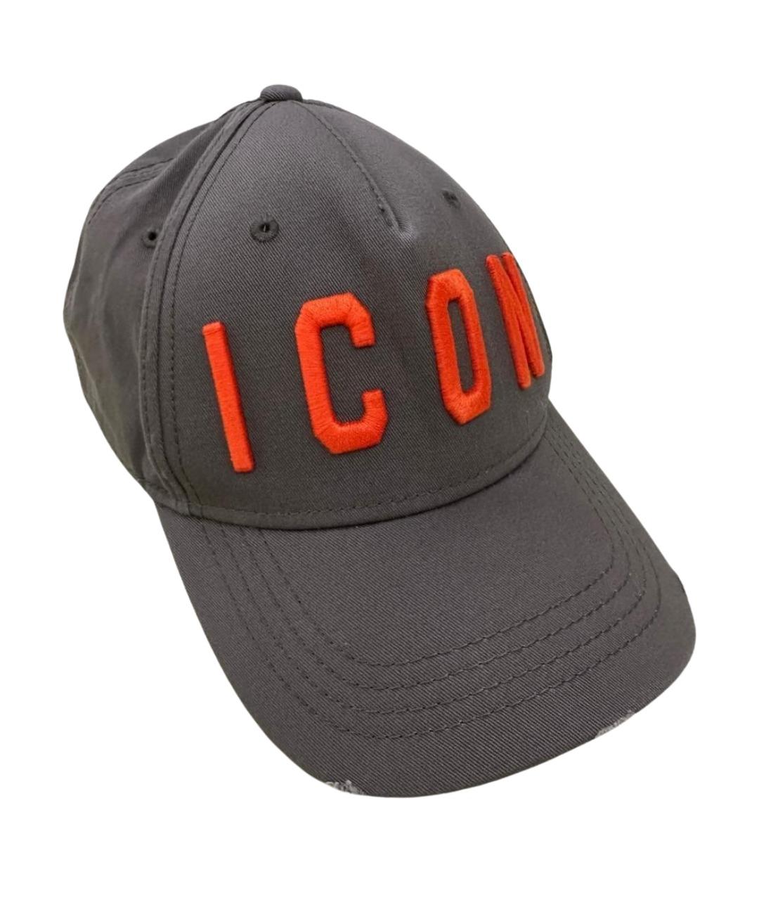 DSQUARED2 Хаки хлопковая кепка/бейсболка, фото 1