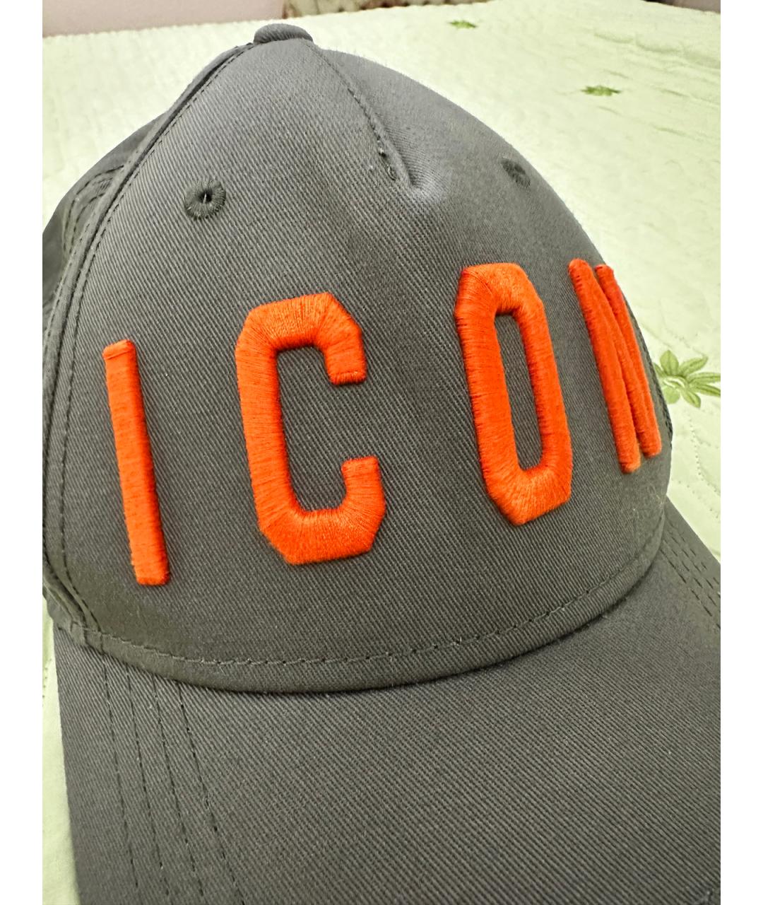 DSQUARED2 Хаки хлопковая кепка/бейсболка, фото 3