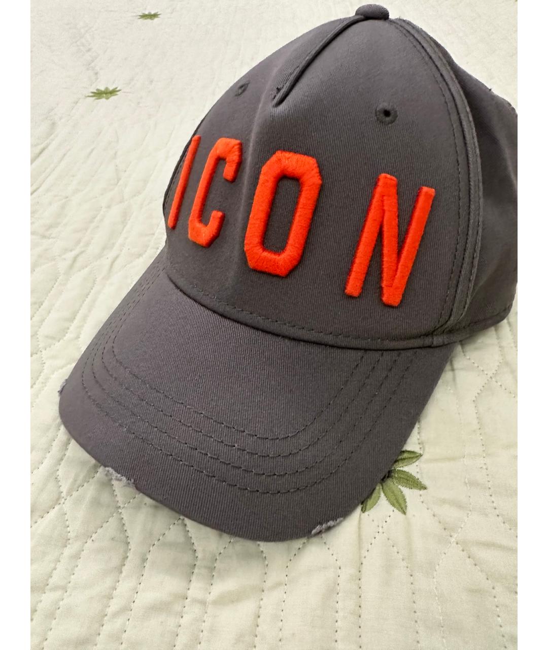 DSQUARED2 Хаки хлопковая кепка/бейсболка, фото 2