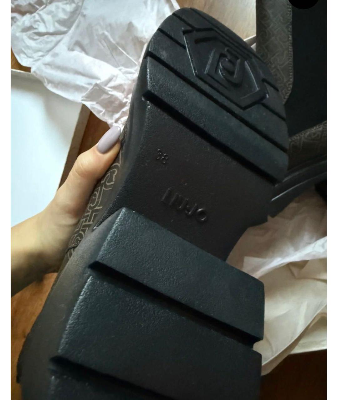 LIU JO Коричневые полусапоги, фото 6