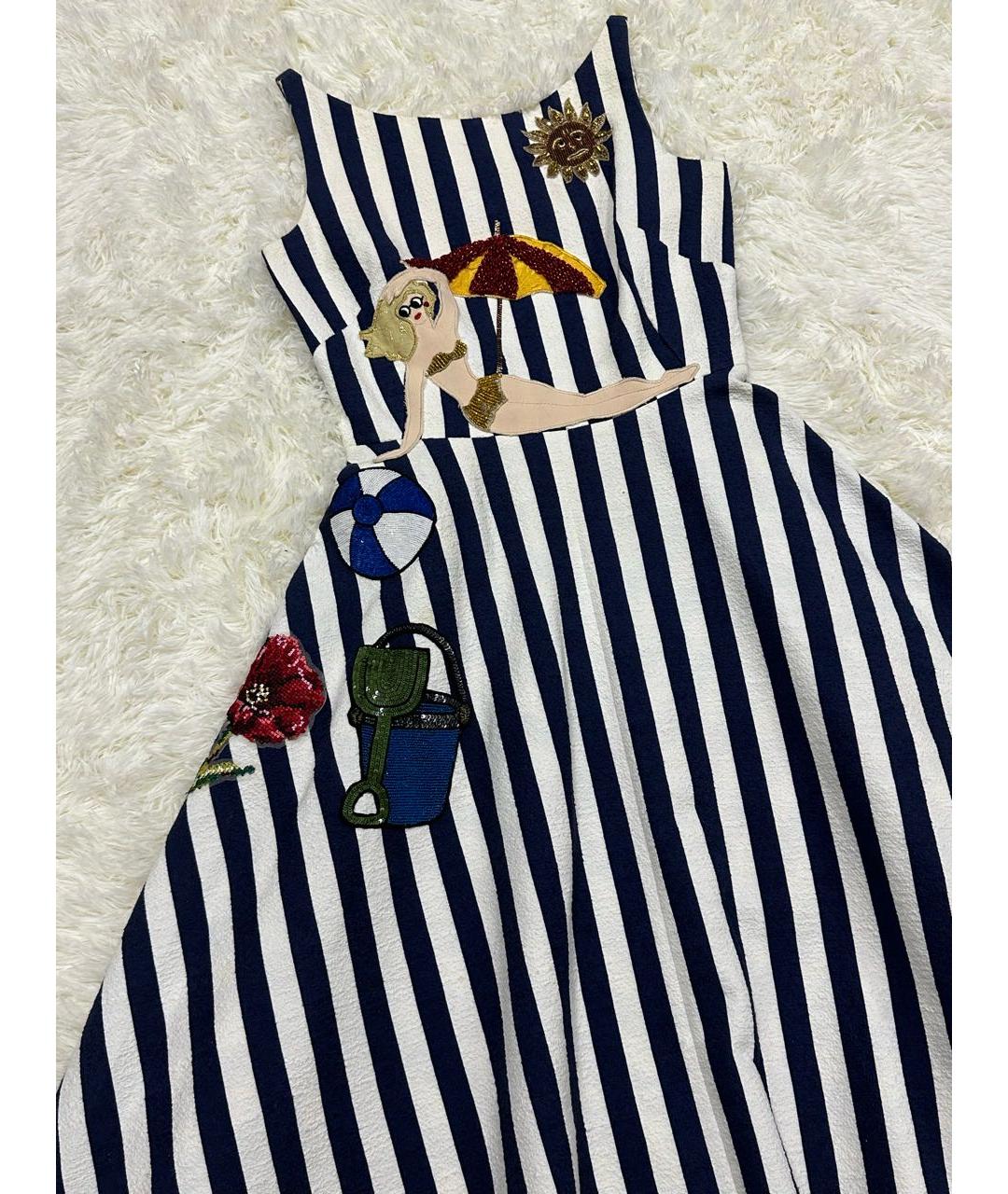 DOLCE&GABBANA Мульти хлопковый сарафан, фото 4