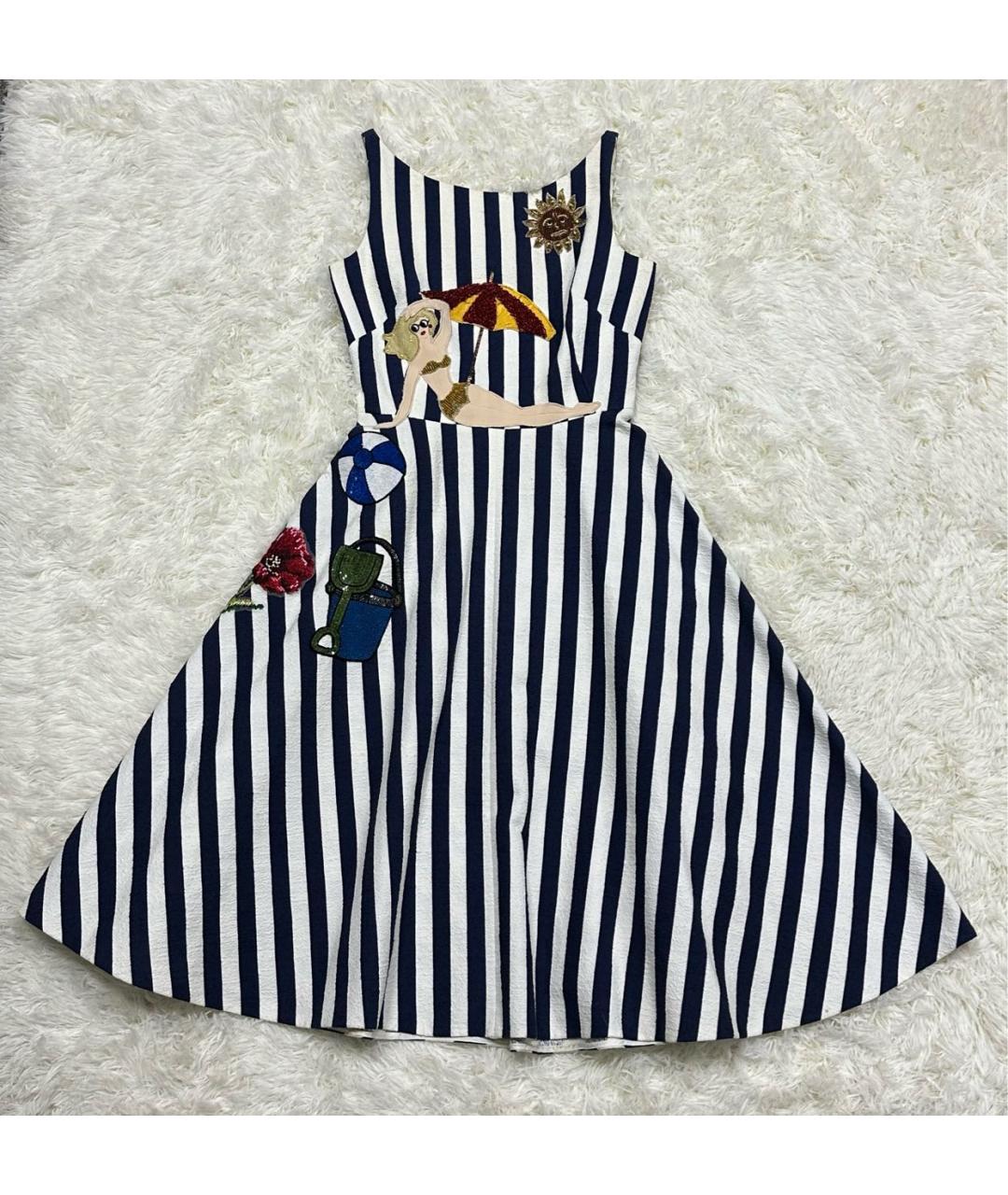 DOLCE&GABBANA Мульти хлопковый сарафан, фото 3