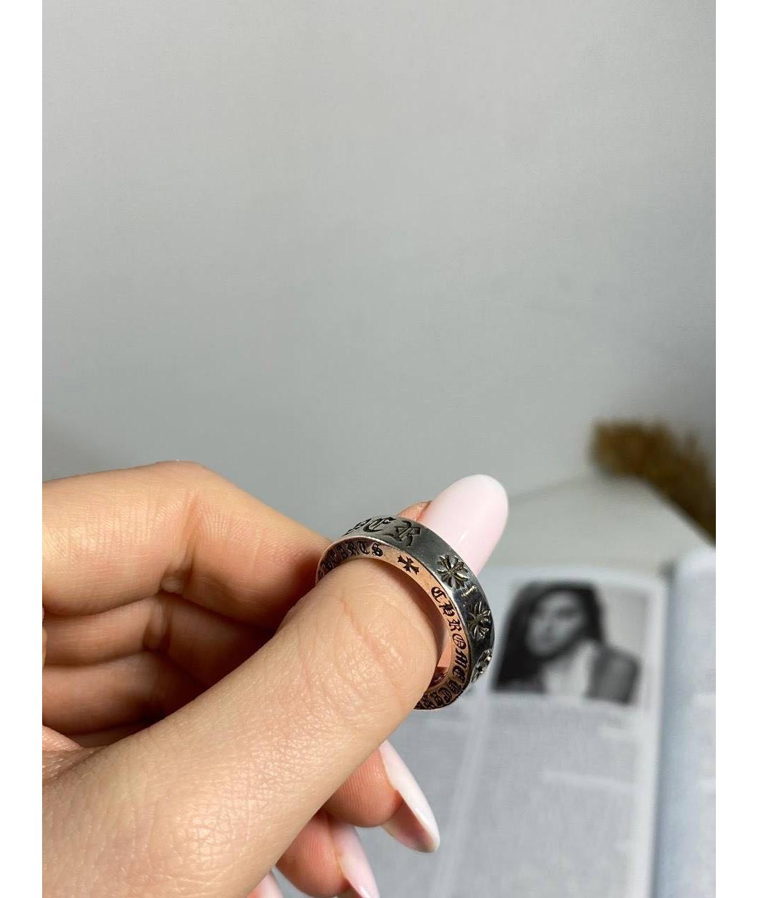 CHROME HEARTS Серебряное серебряное кольцо, фото 3