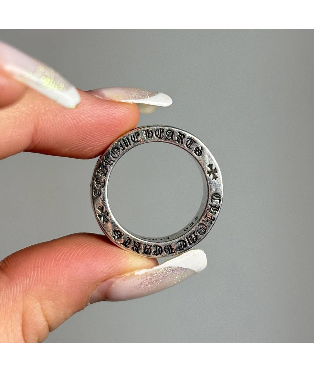 CHROME HEARTS Серебряное серебряное кольцо, фото 4