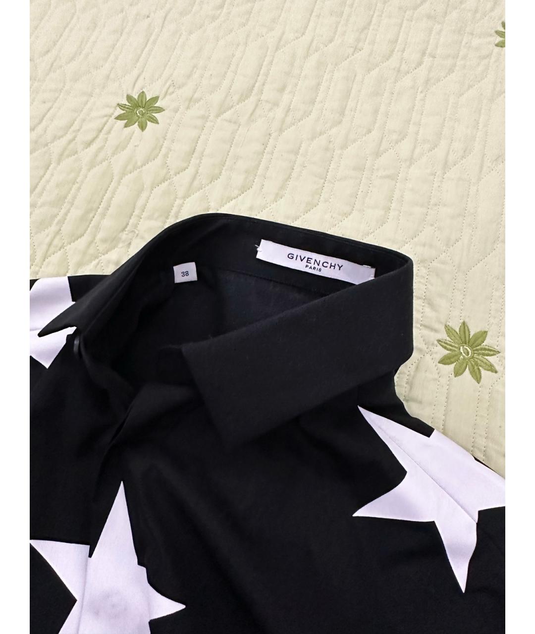 GIVENCHY Черная хлопковая кэжуал рубашка, фото 8