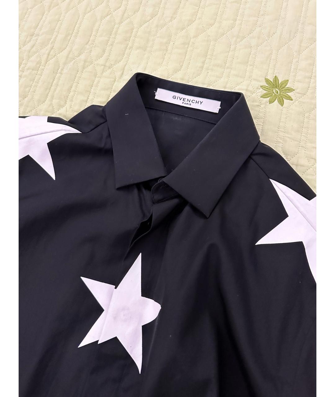 GIVENCHY Черная хлопковая кэжуал рубашка, фото 7