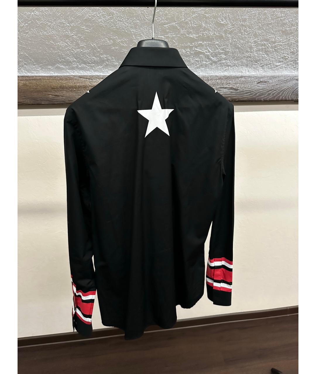 GIVENCHY Черная хлопковая кэжуал рубашка, фото 6