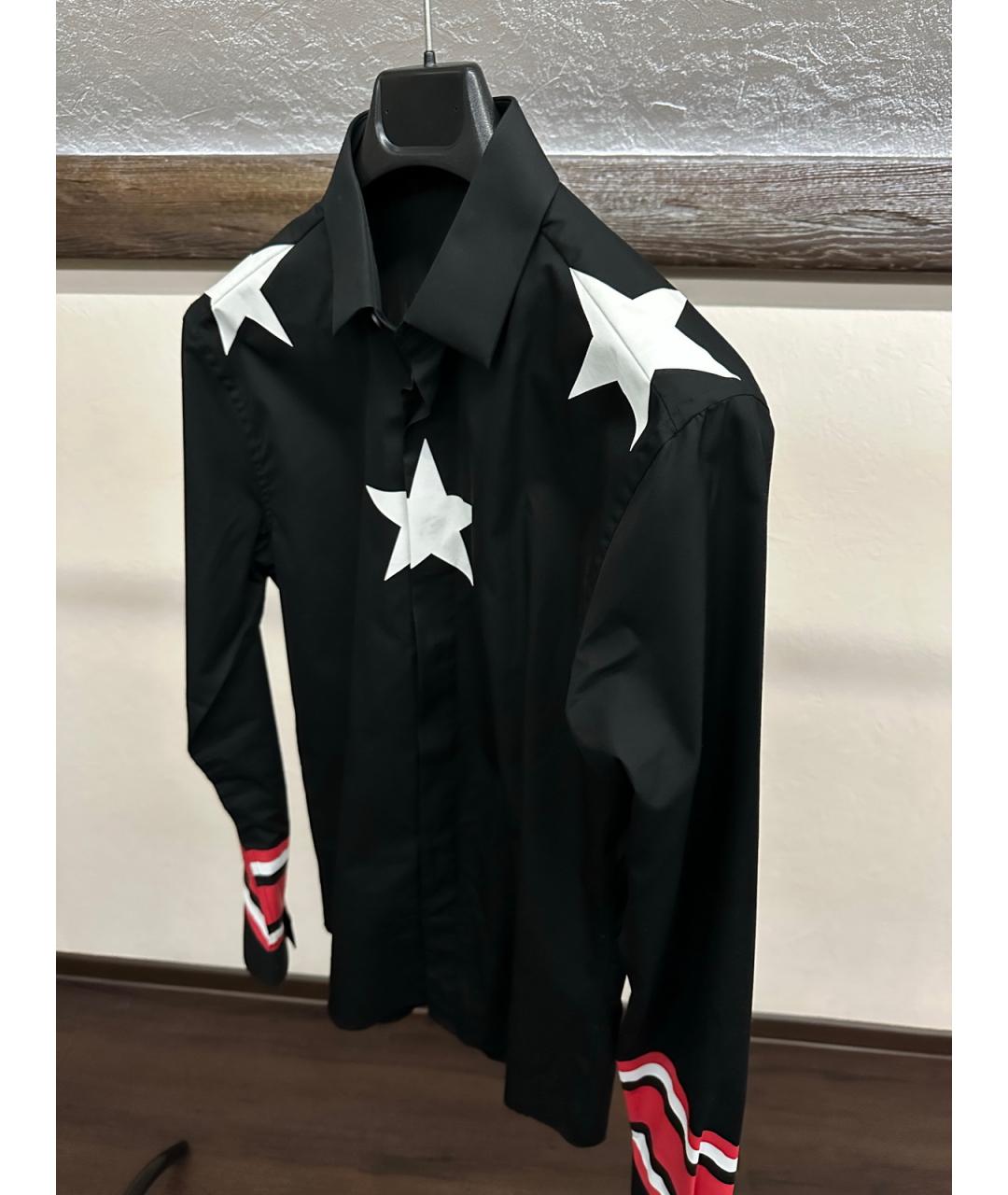 GIVENCHY Черная хлопковая кэжуал рубашка, фото 5