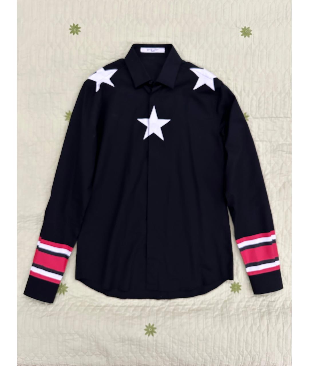 GIVENCHY Черная хлопковая кэжуал рубашка, фото 10