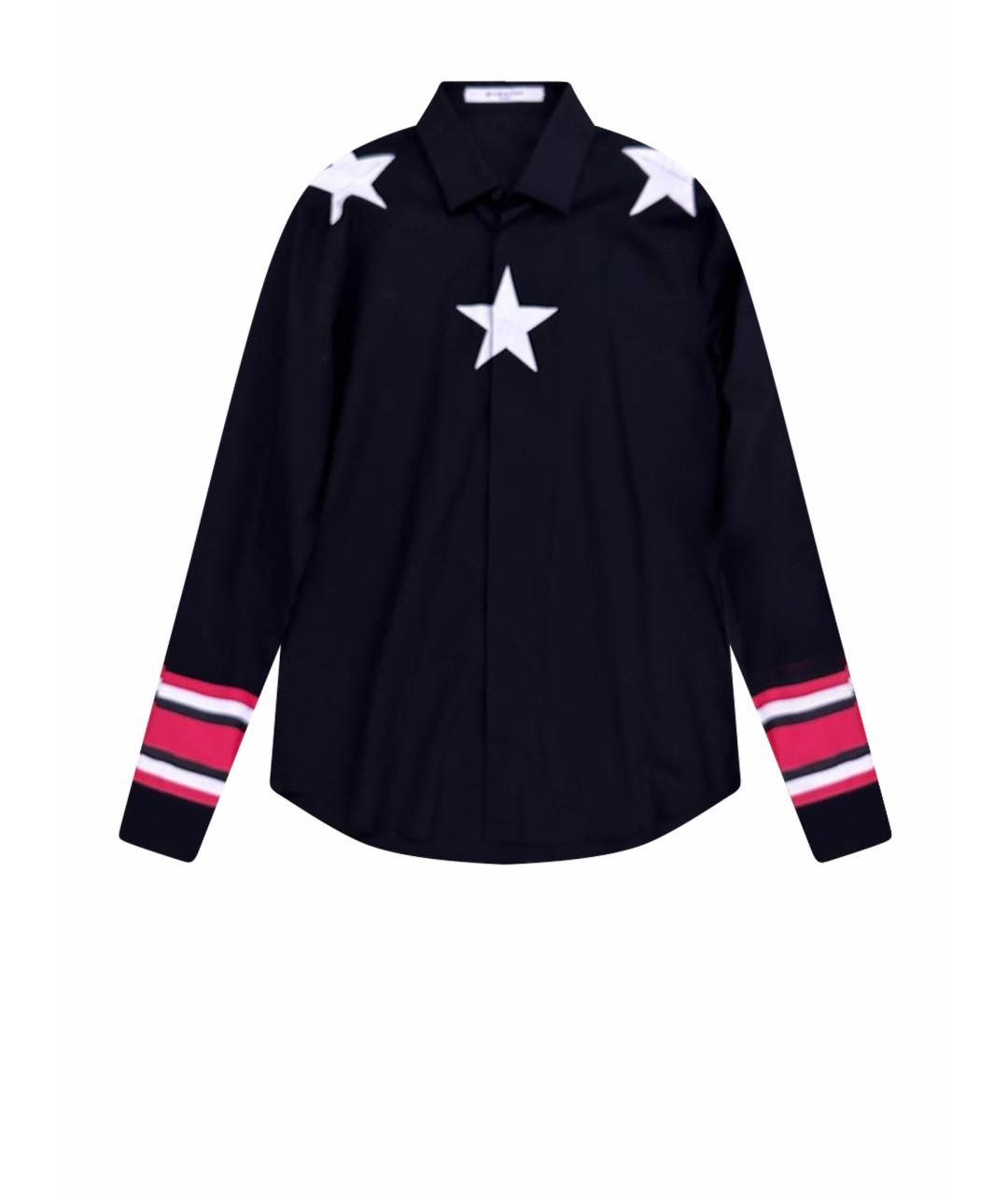 GIVENCHY Черная хлопковая кэжуал рубашка, фото 1