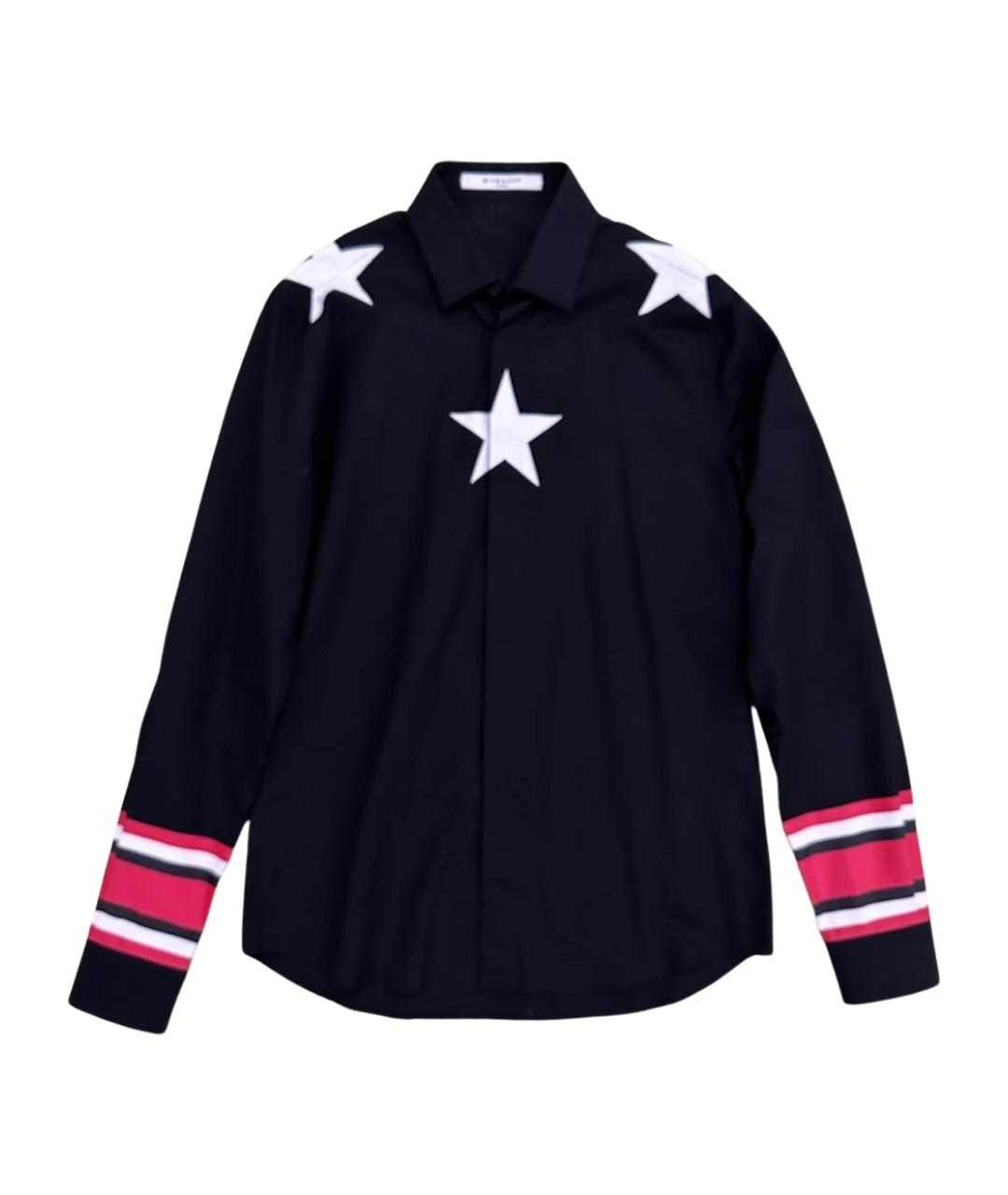 GIVENCHY Черная хлопковая кэжуал рубашка, фото 11