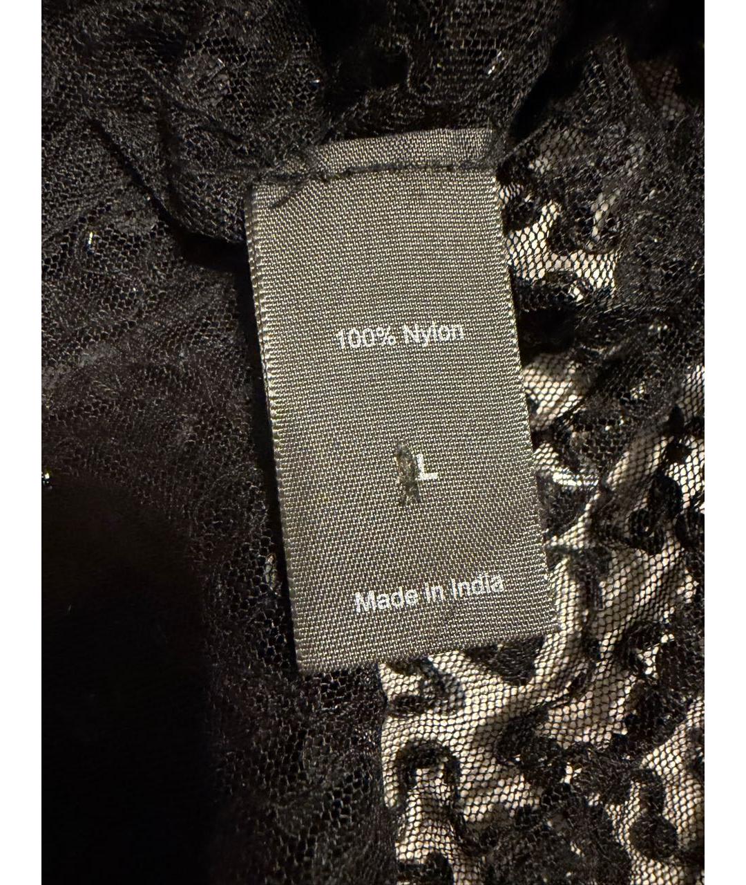 DKNY Черная полиэстеровая блузы, фото 4