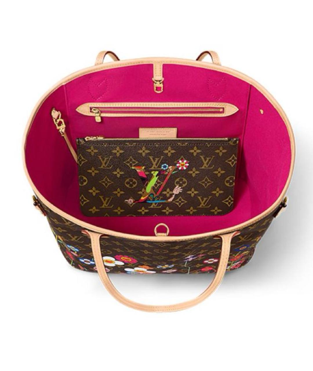 LOUIS VUITTON Коричневая сумка тоут, фото 4