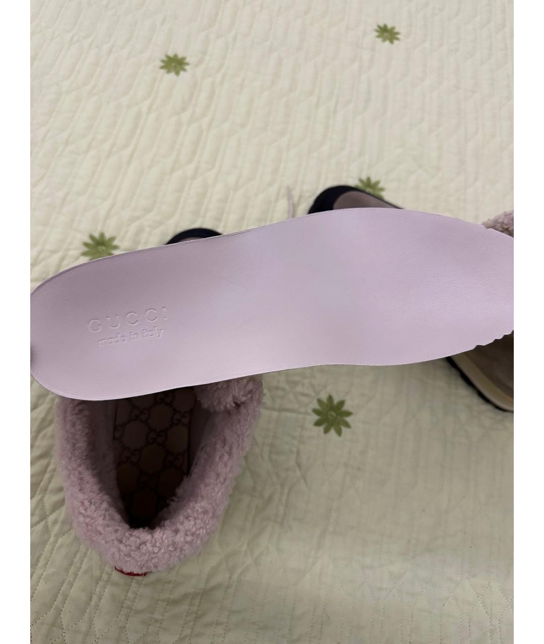 GUCCI Мульти замшевые высокие ботинки, фото 9