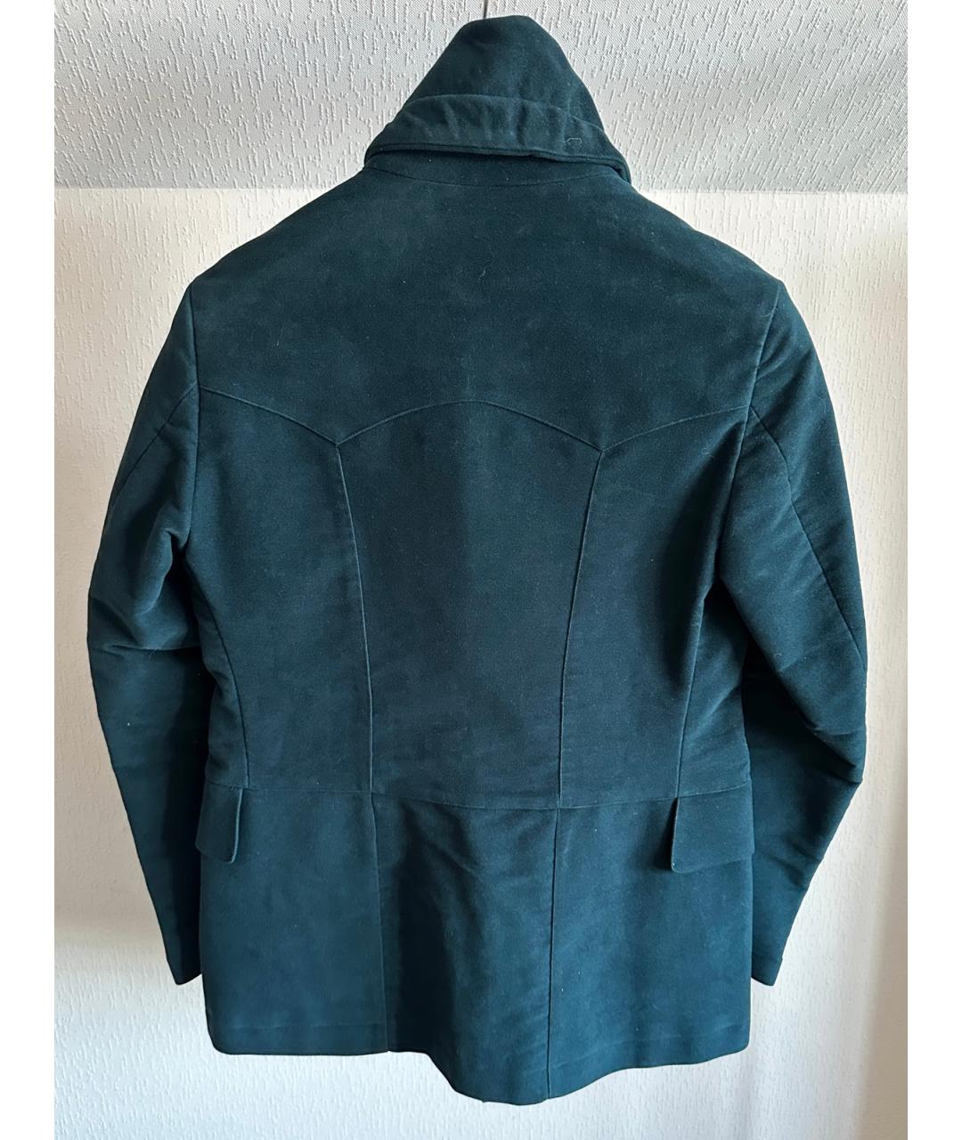 GUCCI Темно-синее хлопковое пальто, фото 2