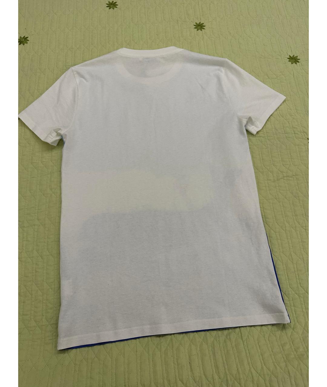 LANVIN Синяя хлопковая футболка, фото 5