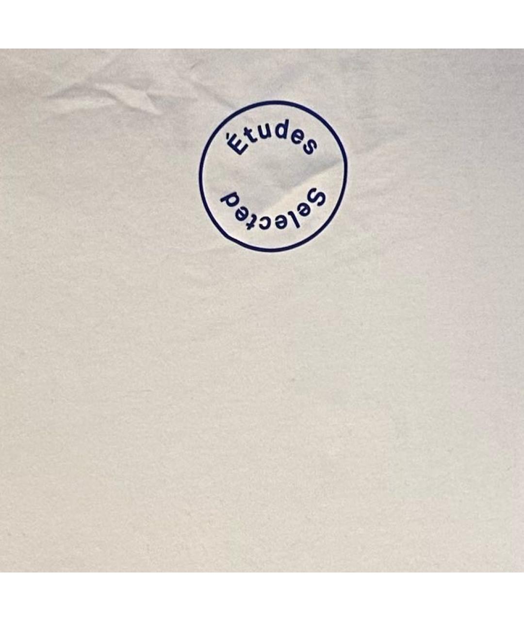 ETUDES Белая хлопковая футболка, фото 3