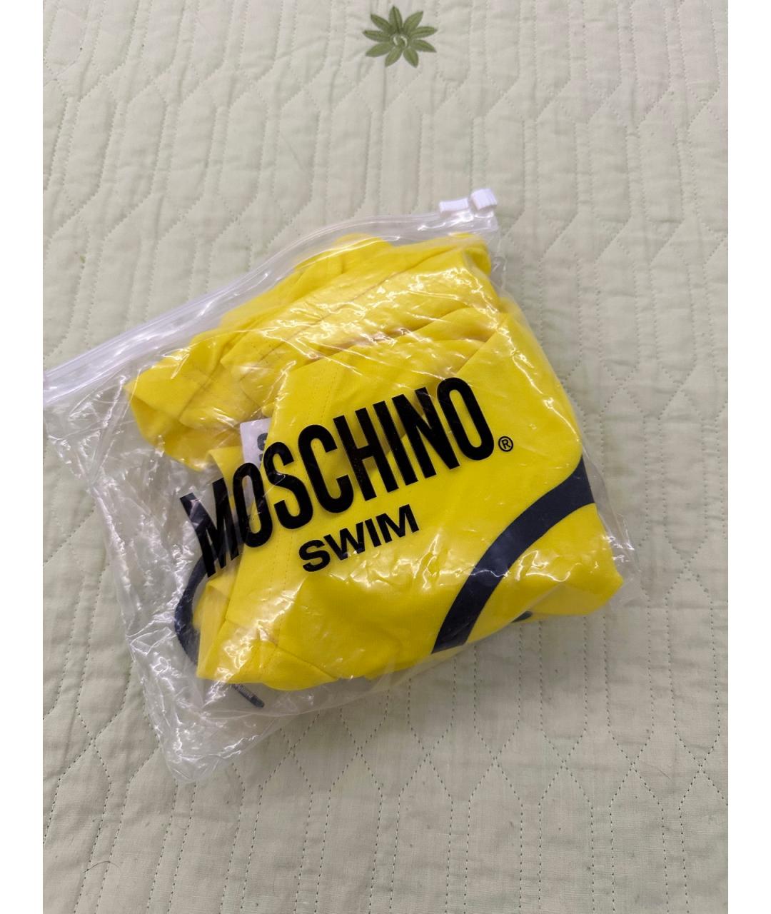 MOSCHINO Желтые полиамидовые плавки, фото 9