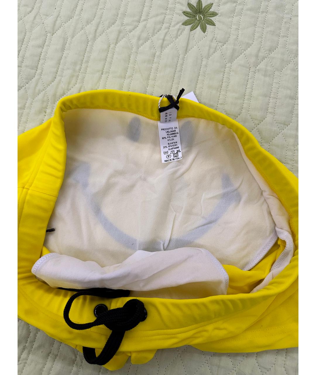 MOSCHINO Желтые полиамидовые плавки, фото 8