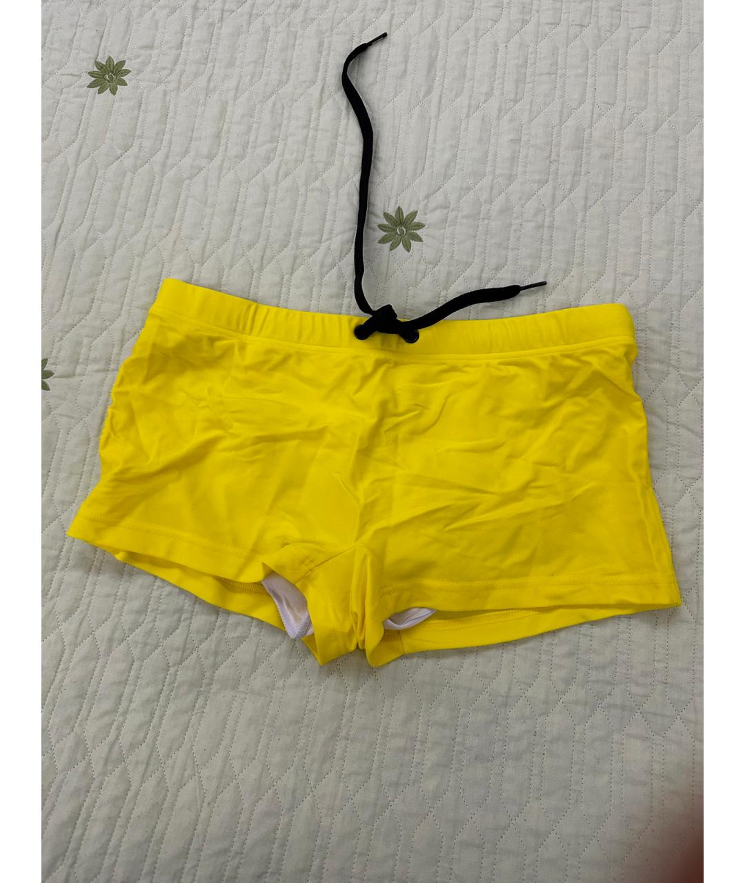 MOSCHINO Желтые полиамидовые плавки, фото 10