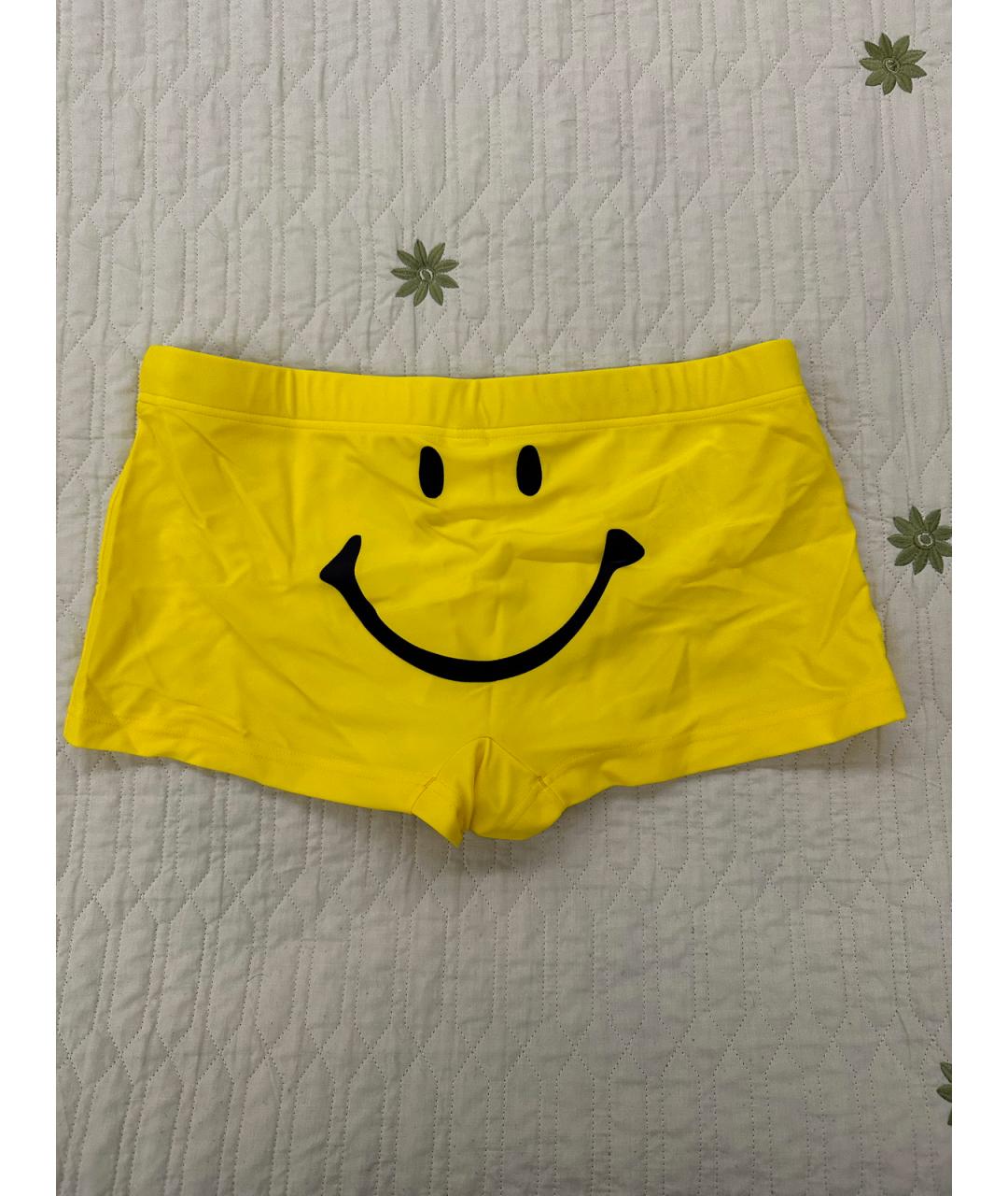 MOSCHINO Желтые полиамидовые плавки, фото 2