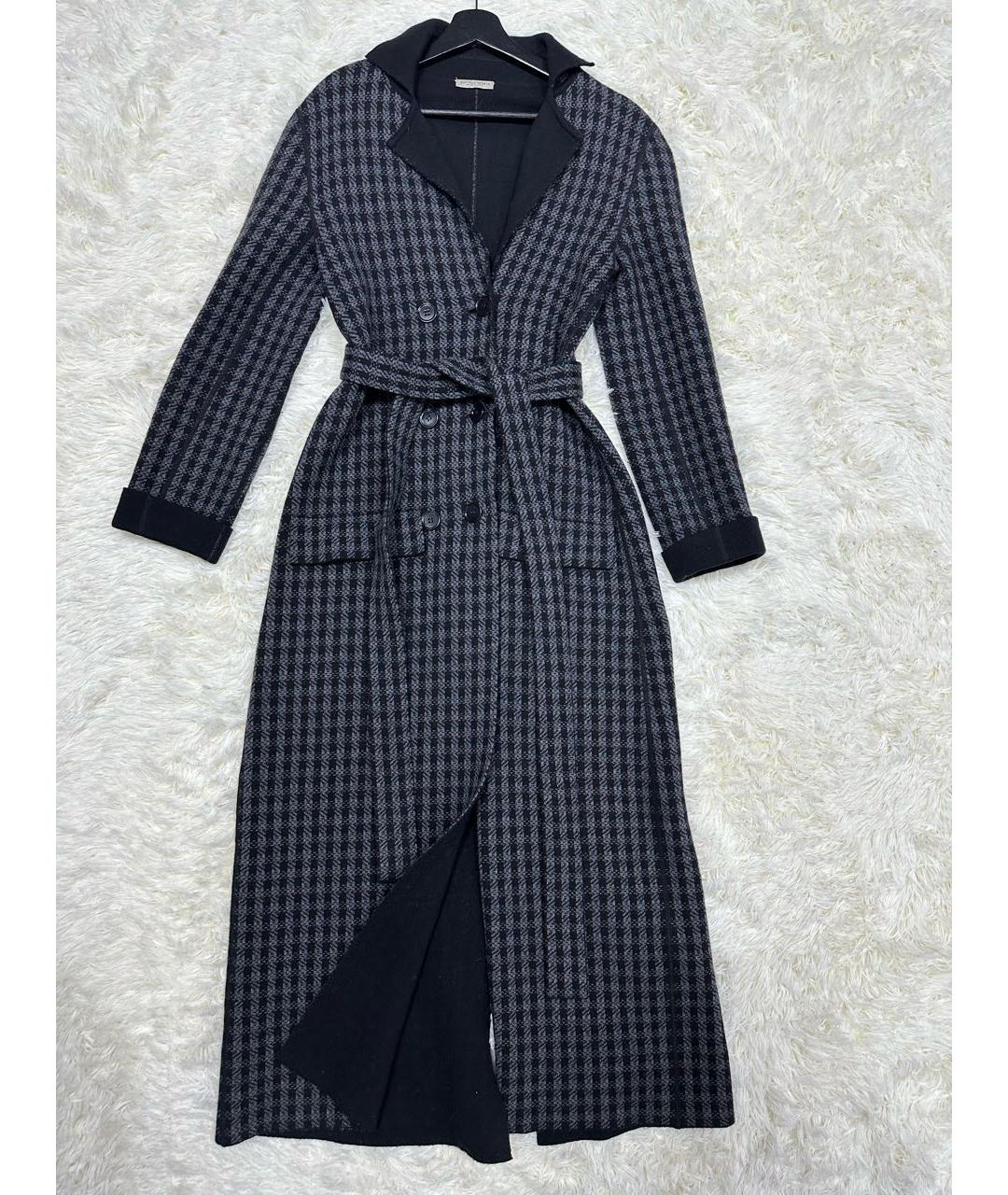 BOTTEGA VENETA Антрацитовое пальто, фото 6