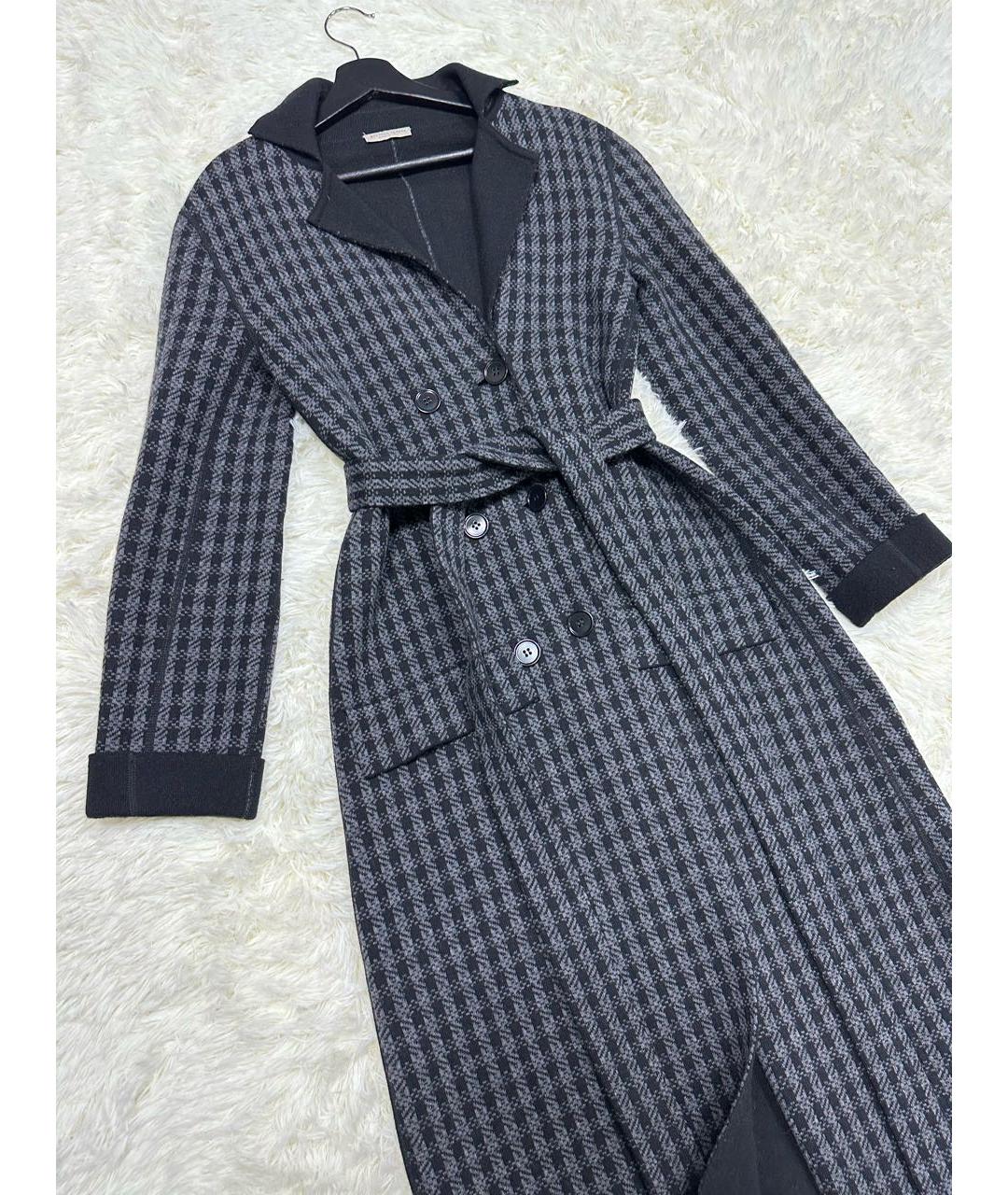 BOTTEGA VENETA Антрацитовое пальто, фото 2