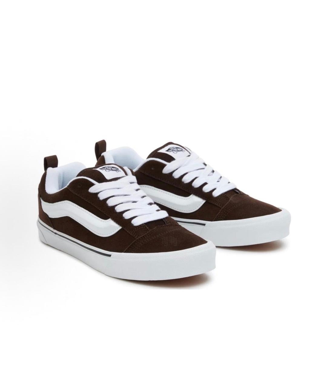 VANS Коричневые замшевые низкие кроссовки / кеды, фото 2