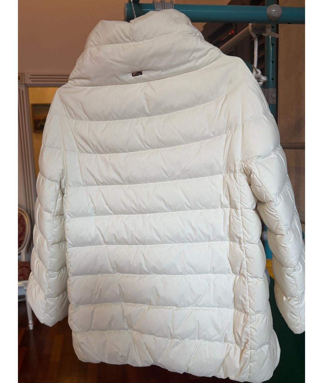 HERNO Белый полиэстеровый пуховик, фото 2