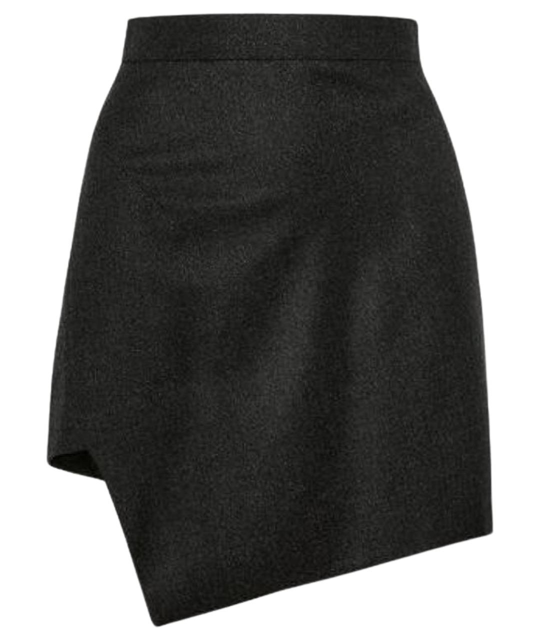 VIVIENNE WESTWOOD Черная хлопковая юбка мини, фото 1